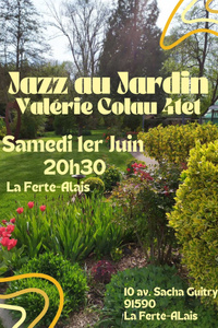 Jazz au Jardin - Jardin Paradis - samedi 1 juin