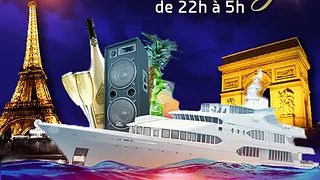 PARIS BOAT PARTY (FILLE > GRATUIT, 2 AMBIANCES CLUB, TERRASSE GEANTE COUVERTE, MOJITOS...)