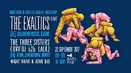 NIGHT DRIVE & ATHLETIC KNIGHTS présentent The Exaltics live