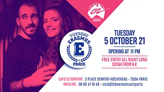 TUESDAY ERASMUS IN PARIS