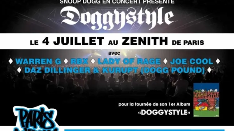 Snoop Dogg en concert - Tournée DOGGYSTYLE