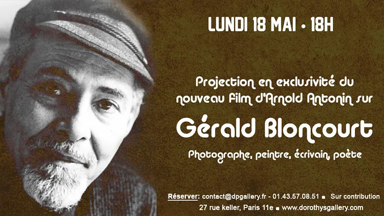 Projection du nouveau film d’Arnold Antonin sur Gérald Bloncourt