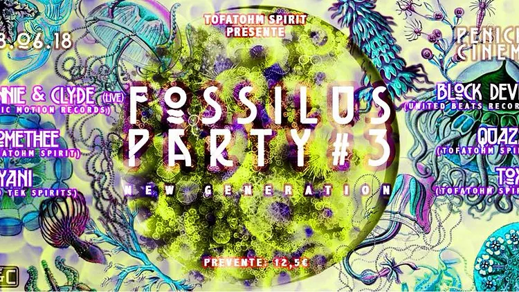 FOSSILUS PARTY #3~Péniche Cinéma