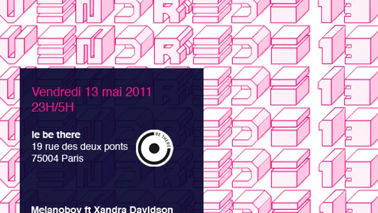 Vendredi 13 @ BE THERE