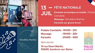 Fête Nationale - Karaoké mobile / Karaoké sur grand écran / Massages