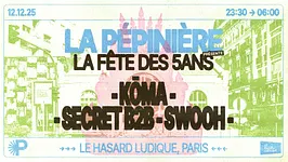 Les 5 Ans De La Pépinière