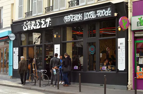 Street Bangkok Local Food Restaurant Paris