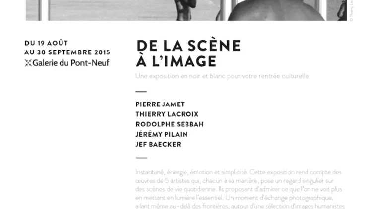 Exposition Photographique : " De la scène à l'image "