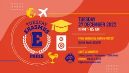 TUESDAY ERASMUS IN PARIS