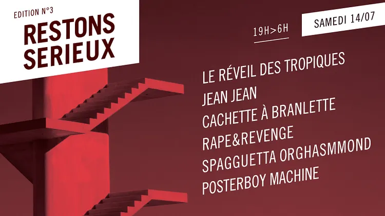 Le réveil des Tropiques • Jean Jean • Cachette à Branlette • Rape & Revenge • Spagguetta Orghasmmond