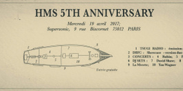 HMS 5th Anniversary! Rubin, Paprika Kinski, HMS DJs, Tsugi Radio