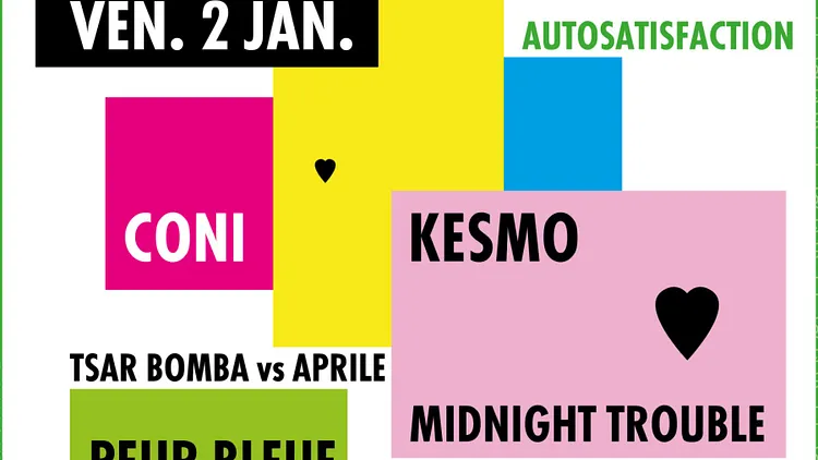 AUTOSATISFACTION w/ Coni + DJ Kesmo + Midnight Trouble vs Peur Bleue + TSAR BOMBA vs APRILE