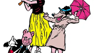 Barbe-Neige et les sept petits cochons au bois dormant