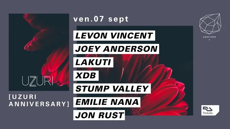 Concrete x Uzuri Aniversary: Levon Vincent, Joey Anderson, XDB, Stump Valley, Jon Rust
