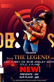 Bob&Soul au New Morning en concert Hommage à Bob Marley - Keep the Legend Alive