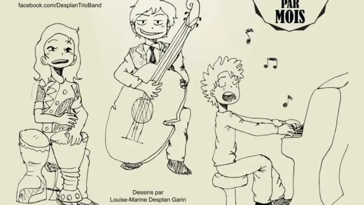 Desplan Trio Band en concert