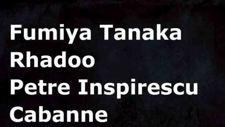 Minibar : Rhadoo, Petre Inspirescu, Fumiya Tanaka & Cabanne