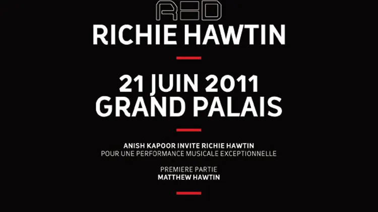 RED RICHIE HAWTIN FACE AU LEVIATHAN D'ANISH KAPOOR