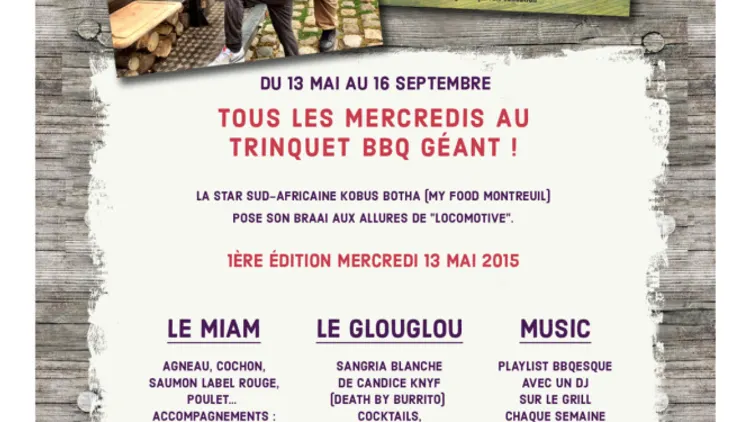 La Braise, Barbecue Géant en plein air