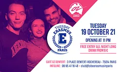 TUESDAY ERASMUS IN PARIS