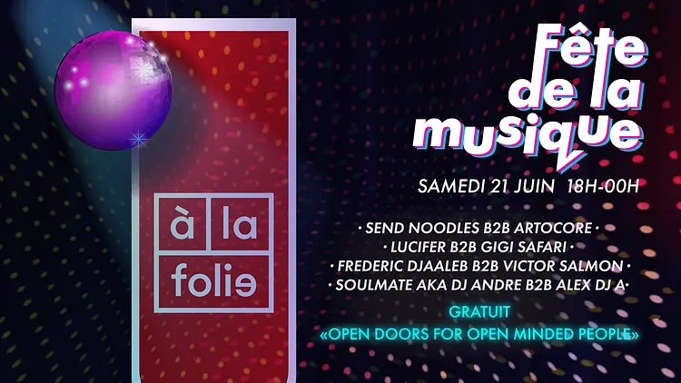FÊTE DE LA MUSIQUE XXL – OPEN AIR & CLUB