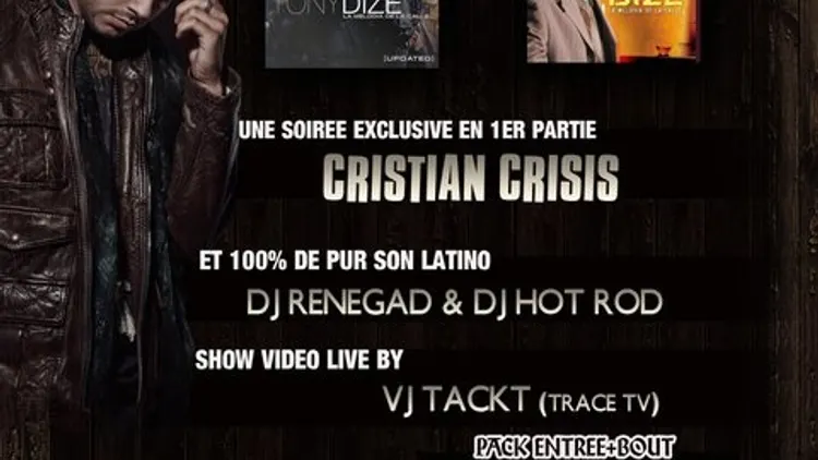 TONY DIZE en concert Live
