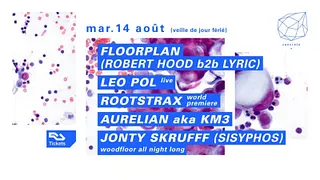 Concrete: Floorplan, Leo Pol Live, Rootstrax, Aurelian aka KM3, Jonty Skrufff