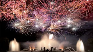 Les grandes eaux nocturnes de Versailles