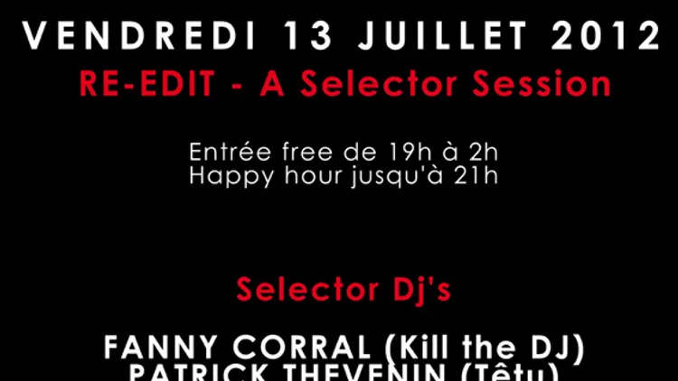 RE-EDIT - A Selector Session