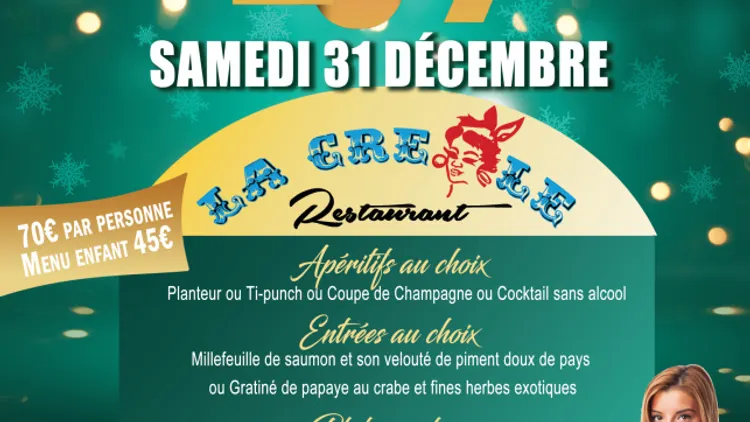 Soirée de la Saint Sylvestre à La Créole