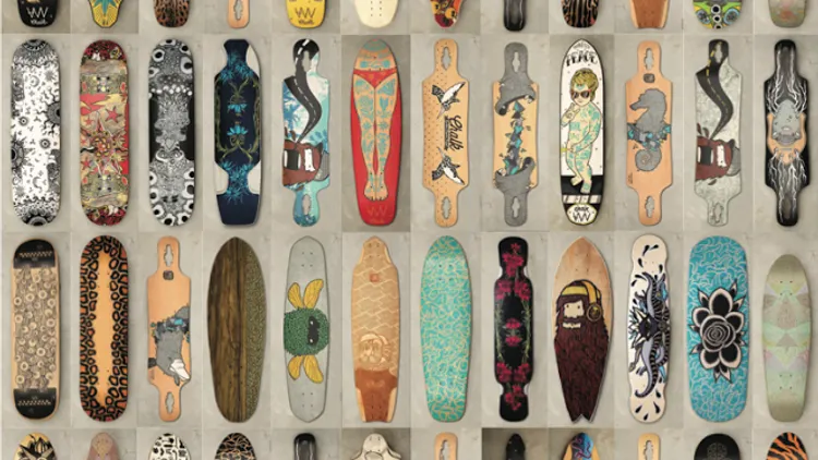 Exposition “Chalk Custom Board” - Planches de skates artistiques - à partir du 21 avril 2016