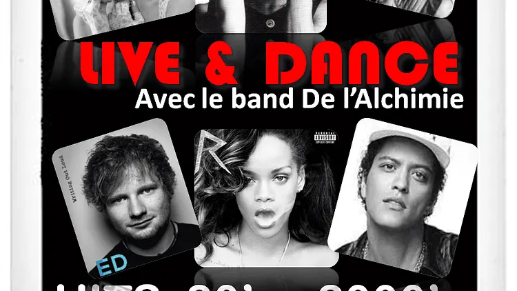 DE L’ALCHIMIE Soirée Live & Dance 80's-2000's