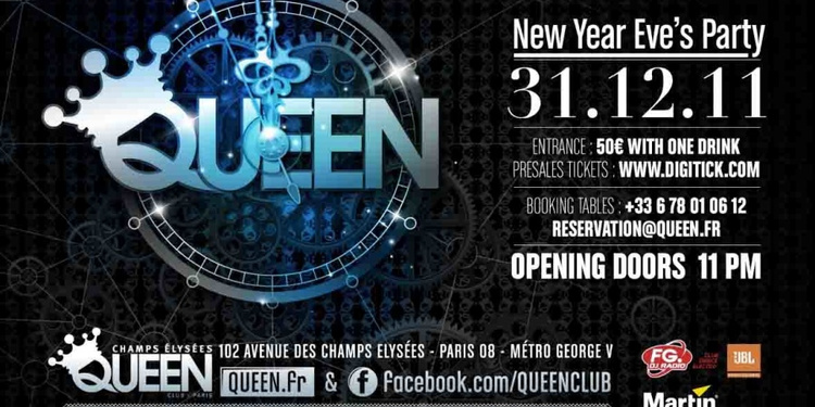 New Year's Eve Party @ Queen