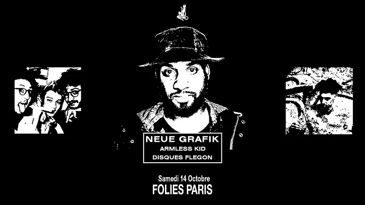 Skylax x Folies Paris : Neue Grafik, Armless Kid, Disques Flegon