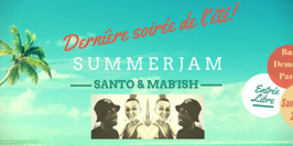 Dernière soirée de l'été au Bar demory-Paris avec Santo & Mab'ish