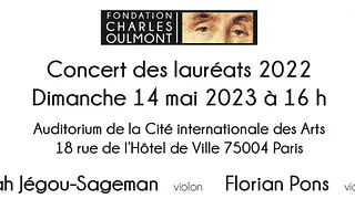 Dvořák, Prokofiev, César Franck par les lauréats de la Fondation Charles Oulmont