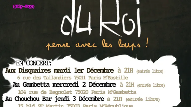 Le Fou du ROI en concert