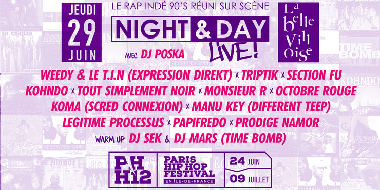 NIGHT & DAY LIVE À LA BELLEVILLOISE | PHH12