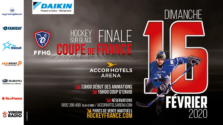 Finale de Coupe de France de Hockey sur Glace 2020 - AccorHotels Arena de Paris