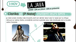 Clarika et JP Nataf