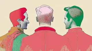 TROIS HOMMES S/SEINE