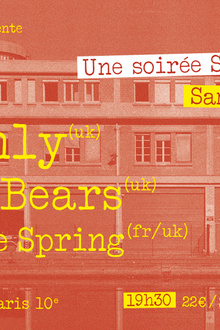 Soirée Sarah records : Heavenly + 14 Iced Bears + The Gentle Spring