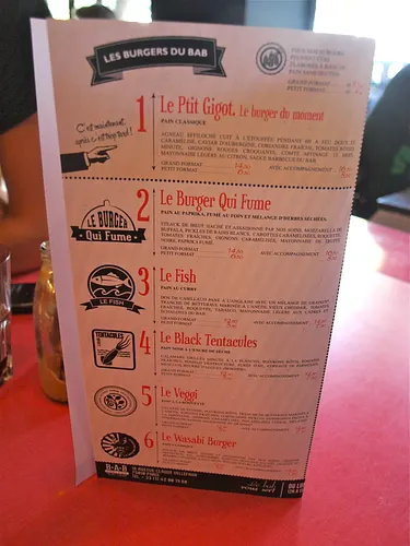 Le BAB - Bar à Burger Restaurant Paris