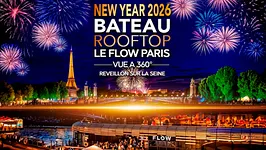 REVEILLON ROOFTOP BOAT DELUXE LE FLOW ALEXANDRE III