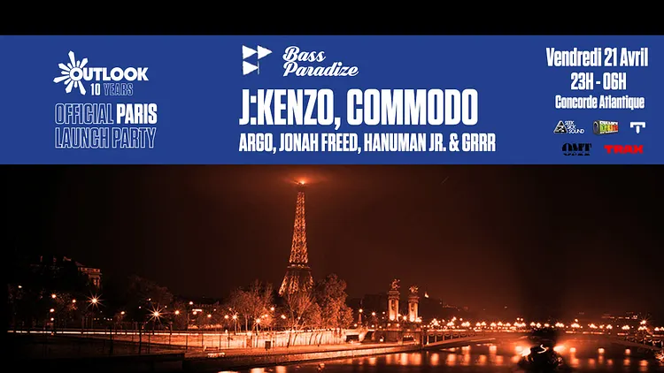 Bass Paradize x Outlook Festival | J:Kenzo - Commodo - Argo - Jonah Freed - Hanuman Jr - Grrr