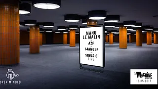 Open Minded Party : Manu Le Malin, AZF, 14anger, Sinus O live