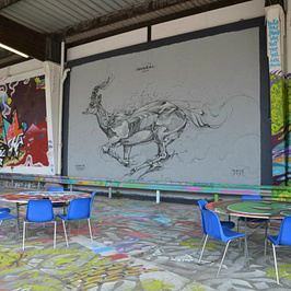 L'Aérosol, street art et street food dans le 18ème