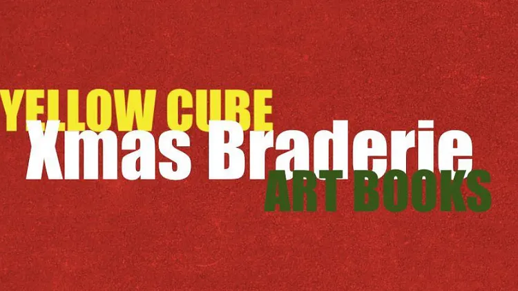Yellow Cube Xmas Braderie - Art Books