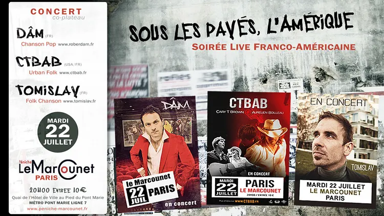 Sous les pavés... l’Amérique - un concert transatlantique