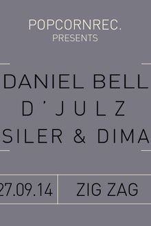 Popcorn Records : Daniel Bell, D'Julz, Siler & Dima